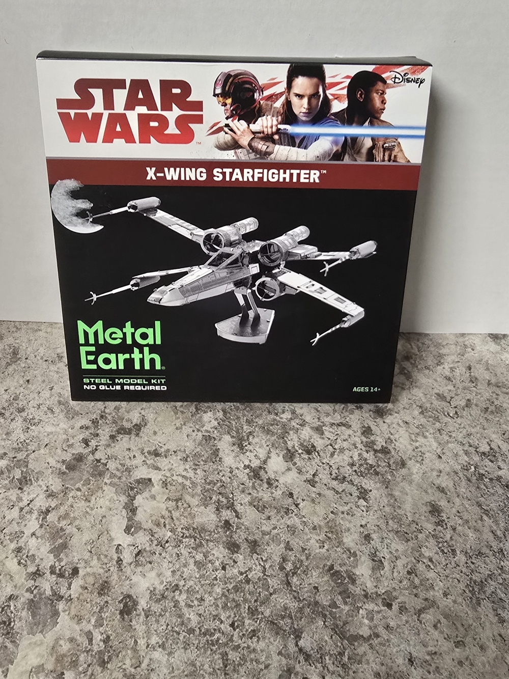 Star Wars X-Wing Starfighter Steel Model Kit - Silver By Metal Earth